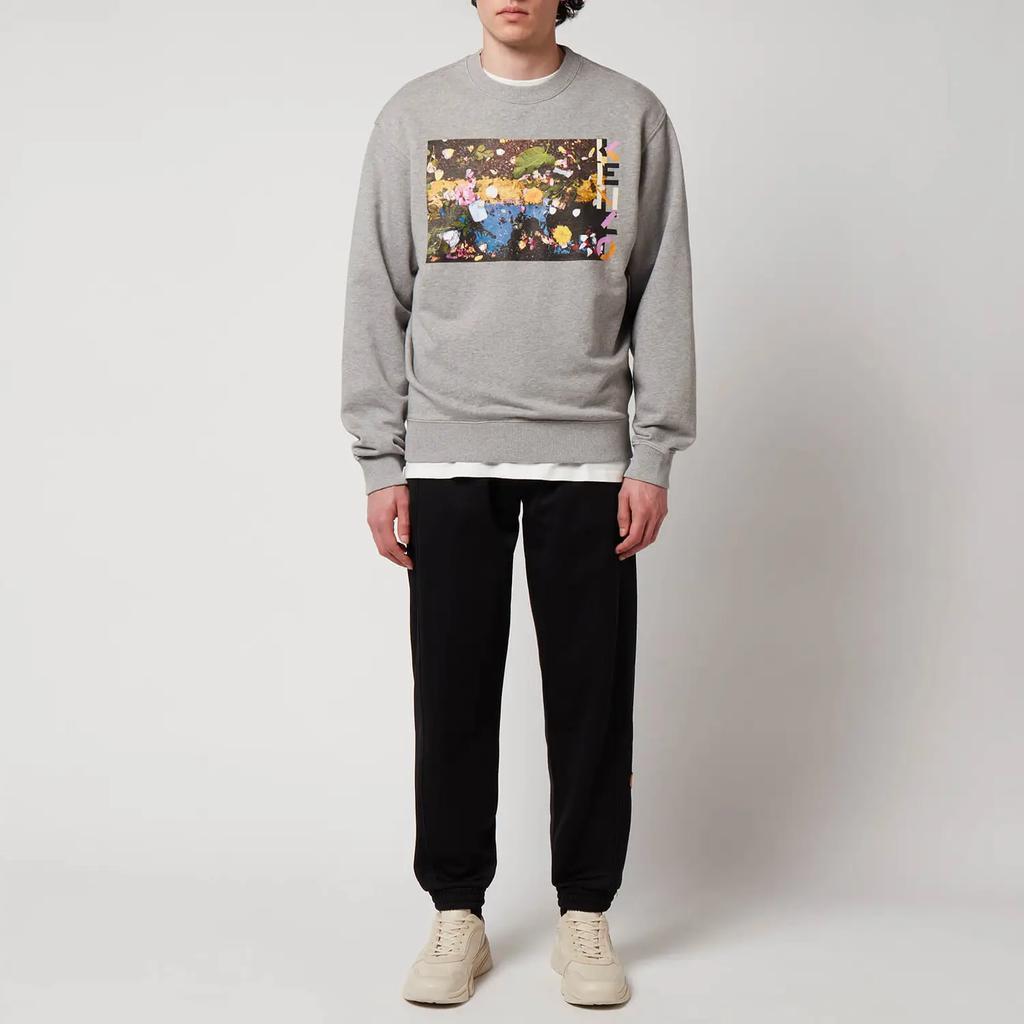 商品Kenzo|KENZO Men's Seasonal Graphic Classic Sweatshirt - Pearl Grey,价格¥749,第5张图片详细描述