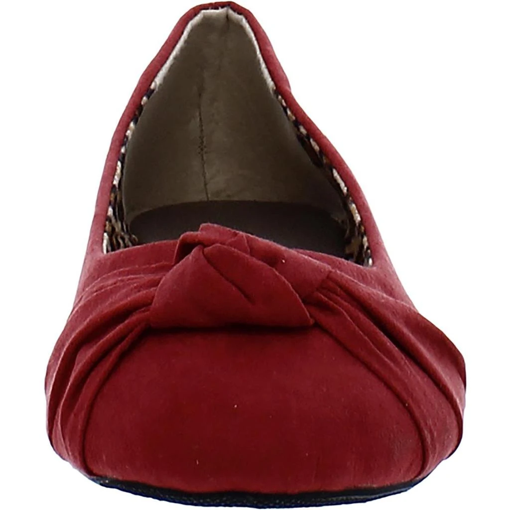 商品EpicStep|EpicStep Womens Jessica Faux Suede Knot Front Ballet Flats,价格¥46,第3张图片详细描述