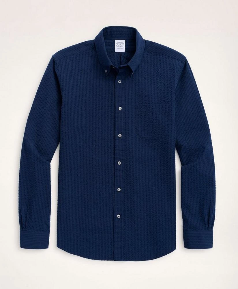 商品Brooks Brothers|Regent Regular-Fit Sport Shirt, Seersucker,价格¥416,第1张图片