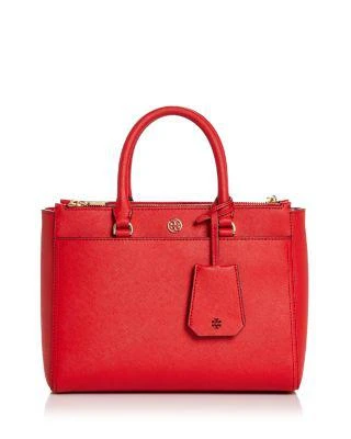 商品Tory Burch|Robinson Small Double Zip Leather Tote ,价格¥1787,第1张图片