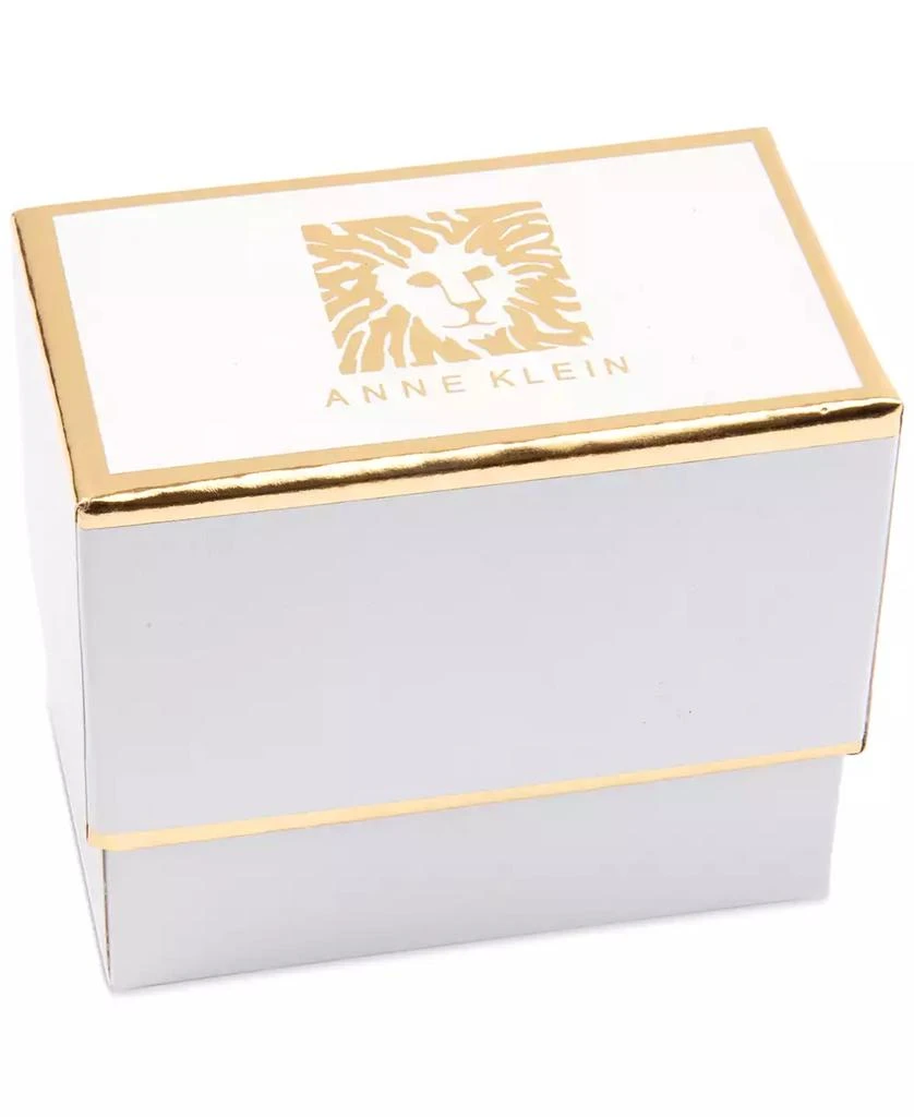 商品Anne Klein|Boxed Gold Tone Crystal Multirow Cuff Bracelet,价格¥127,第2张图片详细描述