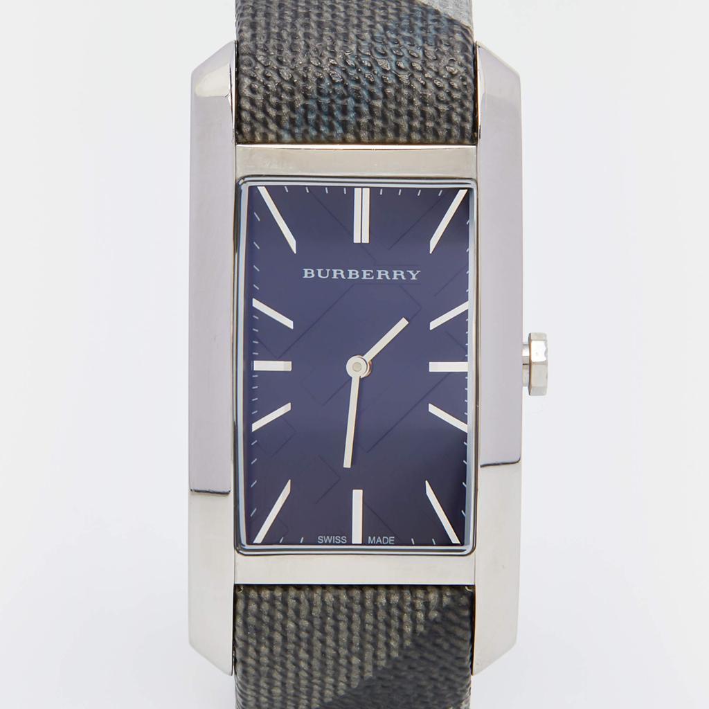 Burberry Black Stainless Steel Canvas Nova BU9405 Women's Wristwatch 25 mm商品第3张图片规格展示