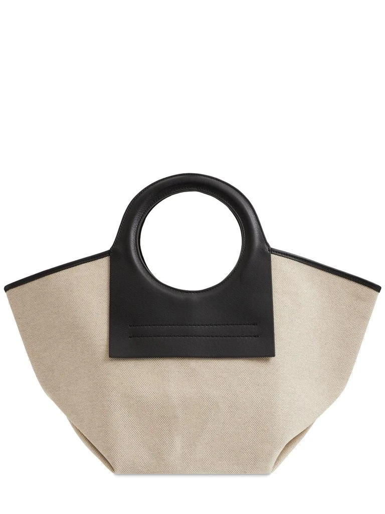 商品Hereu|Cala Small Canvas & Leather Tote Bag,价格¥3445,第1张图片