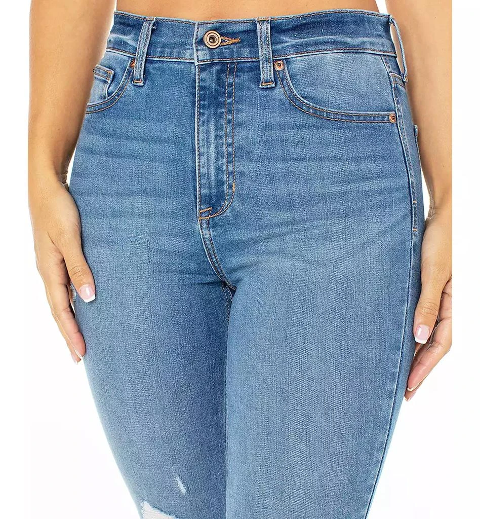 商品Celebrity Pink|Juniors' High Rise Distressed Skinny Ankle Jeans,价格¥238,第3张图片详细描述