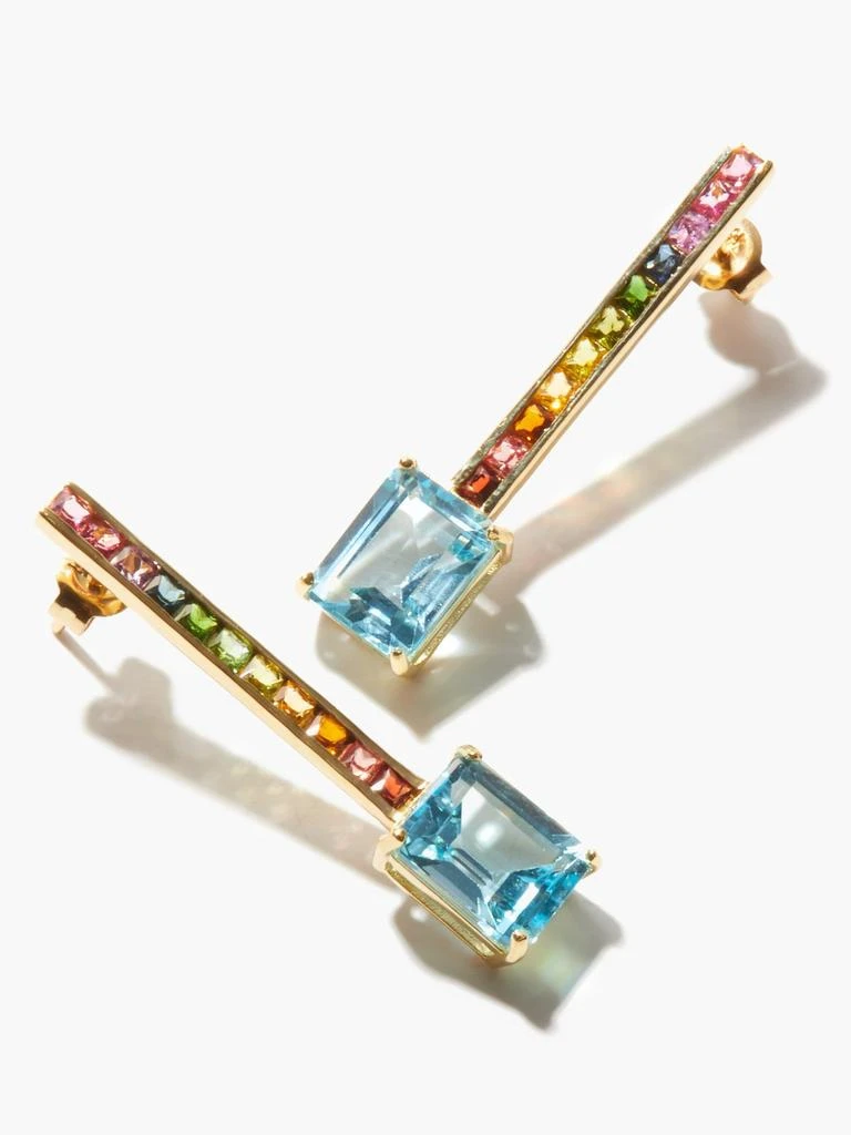 商品MATEO|Somewhere Over The Rainbow topaz earrings,价格¥15264,第3张图片详细描述