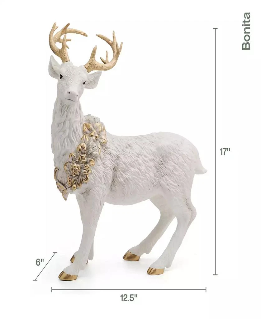 商品Fitz and Floyd|Bonita Standing Deer Figurine, 17-inch,价格¥1009,第4张图片详细描述