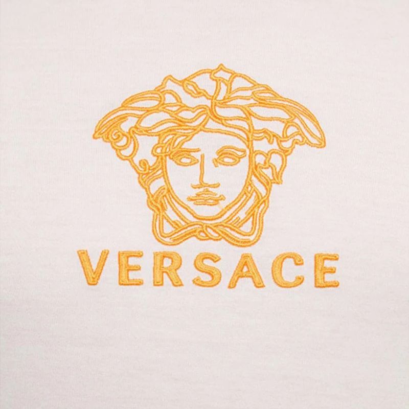 商品Versace|VERSACE 白色男士T恤 A82396-A224589-A93A,价格¥2169,第1张图片