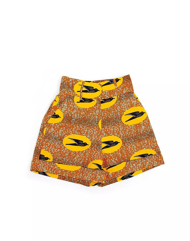 商品Madewell|CHEN BURKETT NEW YORK Hawksbill Shorts Orange,价格¥677,第5张图片详细描述