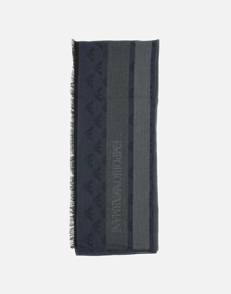 商品Emporio Armani|Emporio Armani Scarves in Blue,价格¥1153,第1张图片