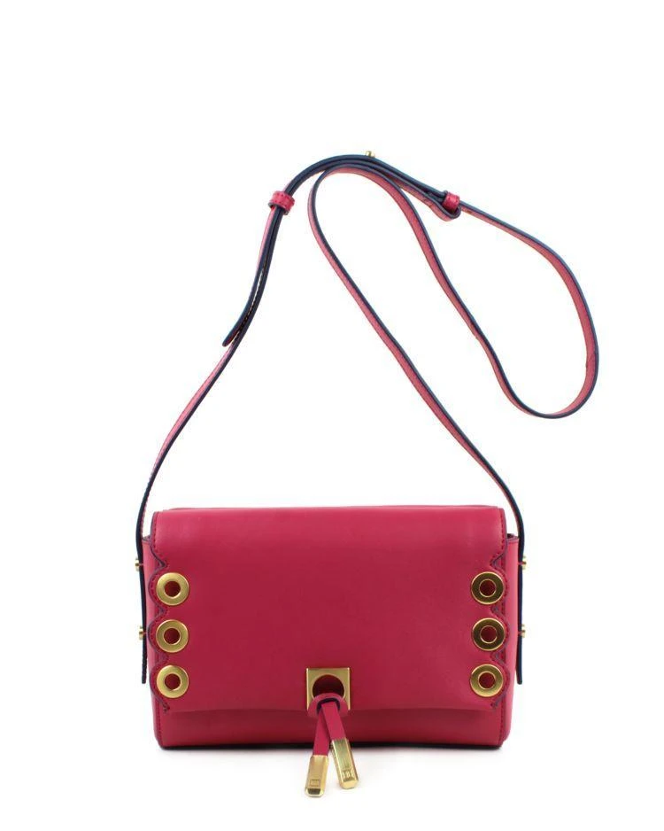 商品Ivanka Trump|Claudia Double Flap Grommet Leather Crossbody,价格¥657,第1张图片