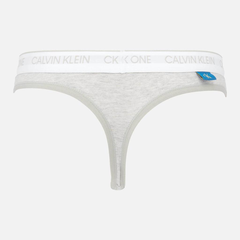 商品Calvin Klein|Calvin Klein Women's New Ck One Thong - Grey Heather,价格¥147,第4张图片详细描述
