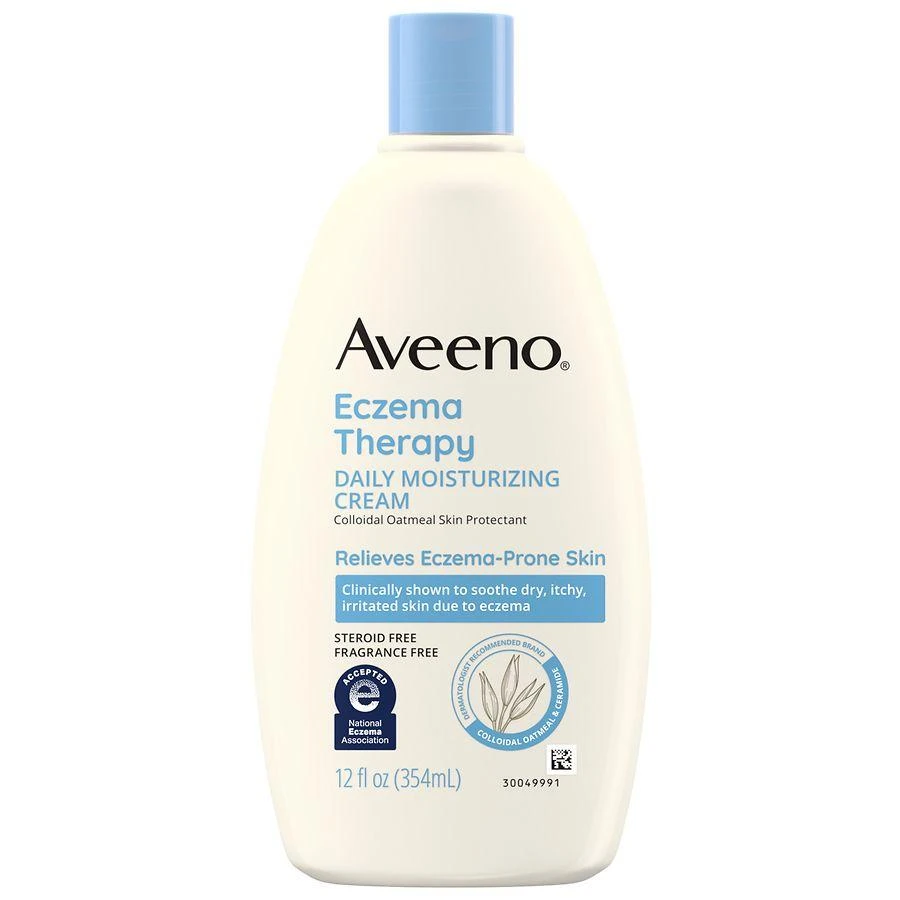 商品Aveeno|Eczema Therapy Daily Moisturizing Cream Fragrance-Free,价格¥203,第1张图片