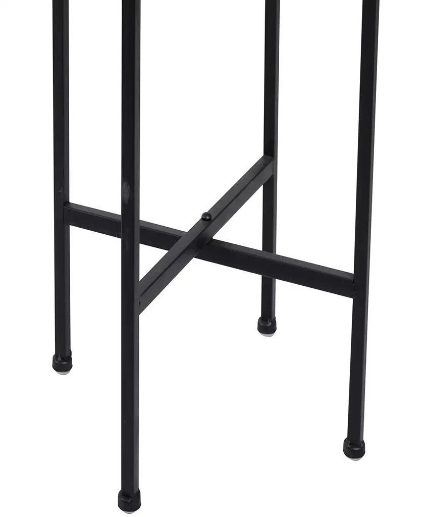 商品Rosemary Lane|Black Metal Indoor Outdoor Planter with Removable Stand, 12" x 12" x 42",价格¥680,��第5张图片详细描述