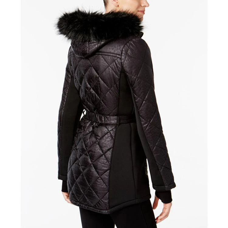 商品Michael Kors|MICHAEL  Active Faux-Fur Hooded Belted Puffer Coat,价格¥1122,第2张图片详细描述