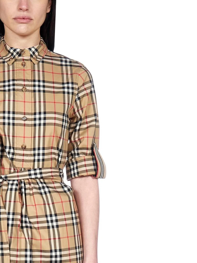 Burberry Checked Tie-Waist Shirt Dress 商品