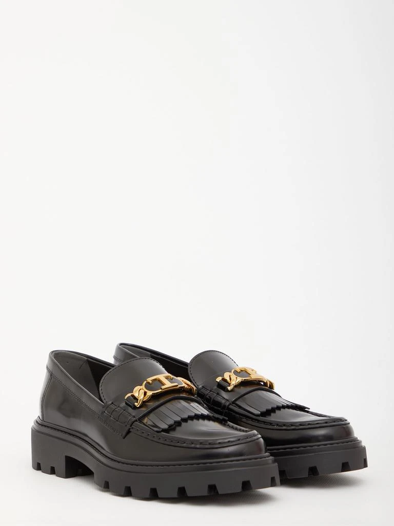 商品Tod's|Fringed leather loafers,价格¥4145,第2张图片详细描述