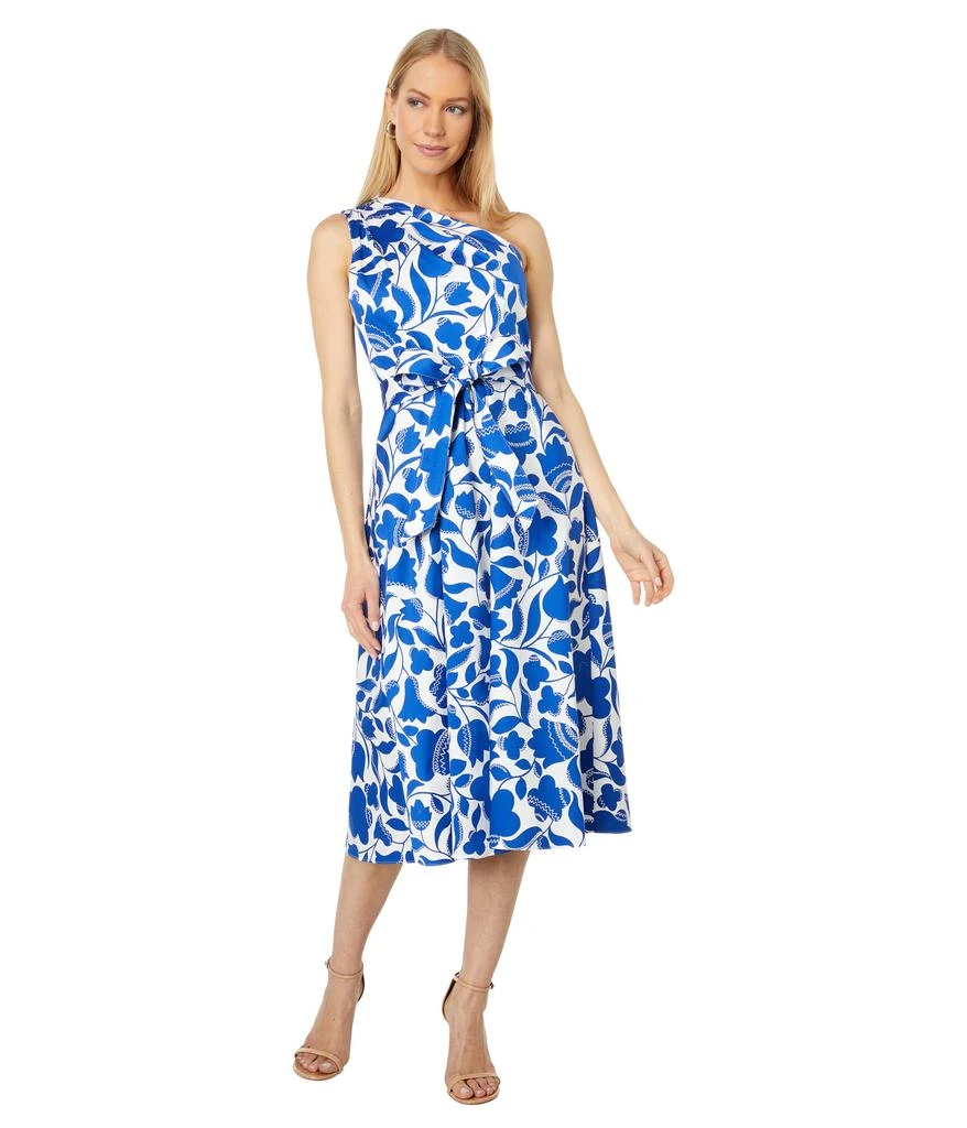 商品Kate Spade|Zigzag Floral Belted Sabrina Dress,价格¥2073,第1张图片