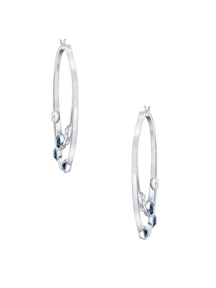 商品Swarovski|Gaze Swarovski Crystal Hoop Pierced Earrings-2-inch,价格¥631,第1张图片