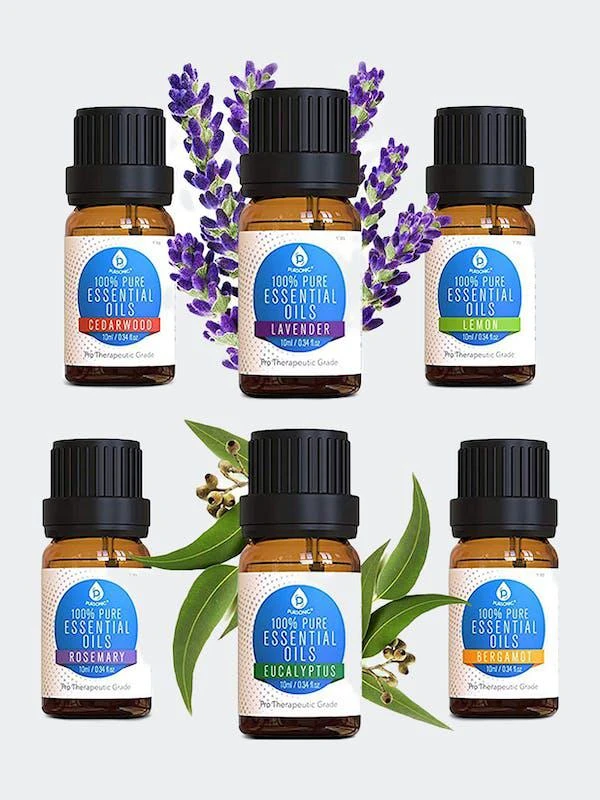 商品PURSONIC|6 Pack Of 100% Pure Essential Aromatherapy Oils,价格¥151,第1张图片