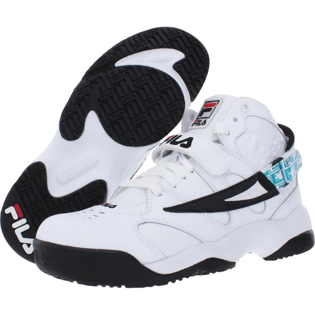 商品Fila|Fila Mens Spoiler X Grant Hill Draft Day Leather Fitness Mid-Top Sneakers,价格¥223,第2张图片详细描述