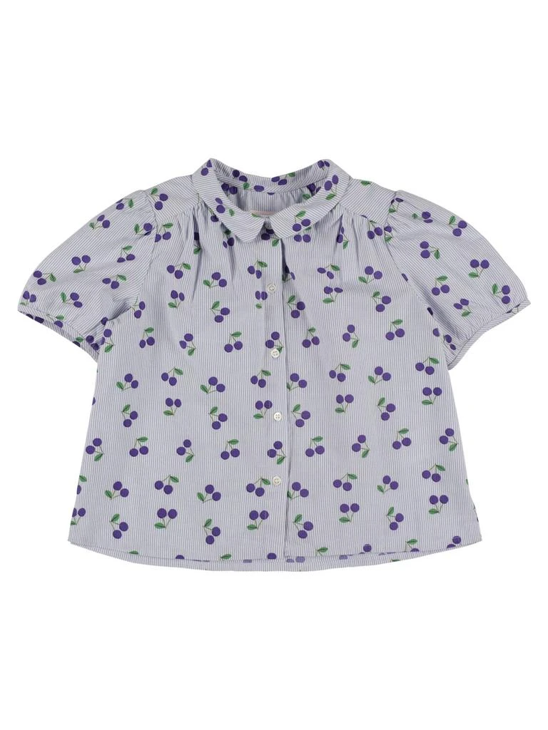 商品Bonpoint|Printed Cotton Poplin Shirt,价格¥574,第1张图片