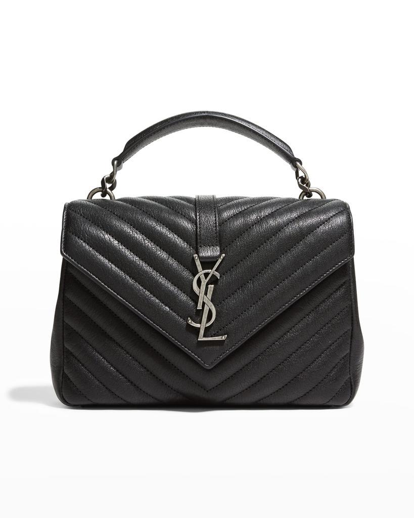 商品Yves Saint Laurent|College Medium Matelasse Lambskin V-Flap Crossbody Bag,价格¥19406,第1张图片