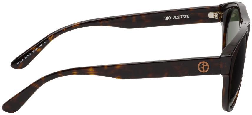 商品Giorgio Armani|玳瑁色徽标太阳镜,价格¥3022,第4张图片详细描述
