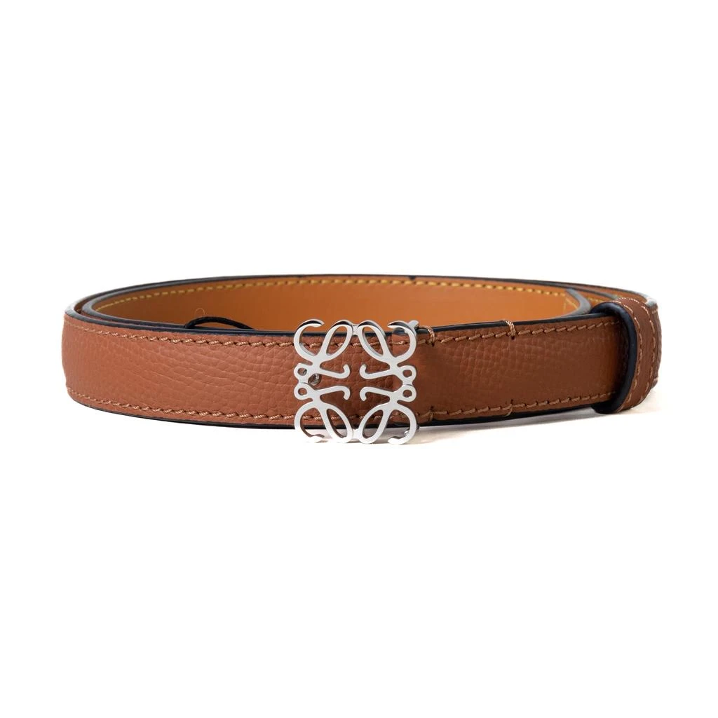 商品Loewe|Loewe Anagram Smooth Calfskin Brass Belt Tan,价格¥4222,第1张图片