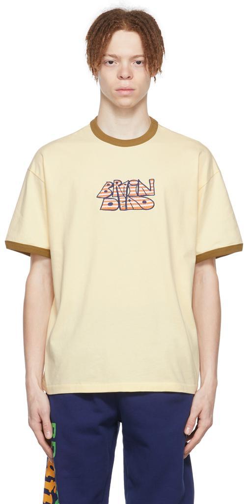 商品Brain Dead|Yellow Cotton T-Shirt,价格¥542,第1张图片