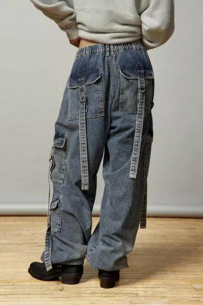 商品BDG|BDG Strappy Balloon Cargo Jean,价格¥676,第5张图片详细描述