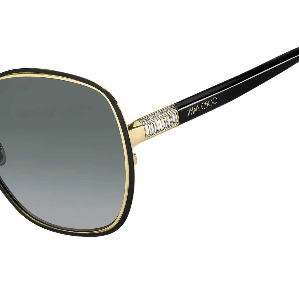 商品Jimmy Choo|Jimmy Choo Women's Sunglasses - Black Gold Frame Grey Shaded Lens | DODIE/S 02M2 9O,价格¥649,第3张图片详细描述