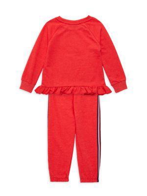 商品Tommy Hilfiger|Little Girl’s 2-Piece Sweatshirt & Sweatpants Set,价格¥214,第4张图片详细描述