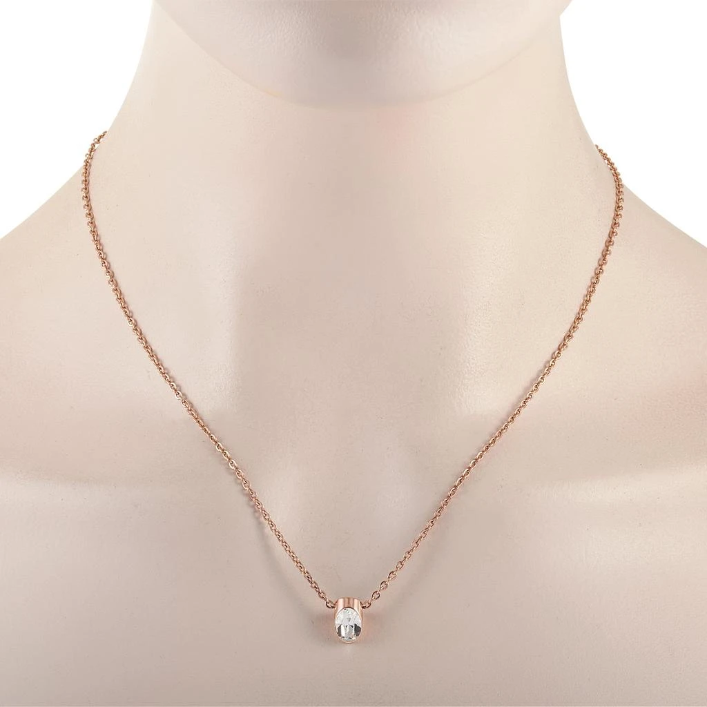 商品Calvin Klein|Brilliant Rose Gold PVD-Plated Stainless Steel White Crystal Necklace,价格¥190,第2张图片详细描述