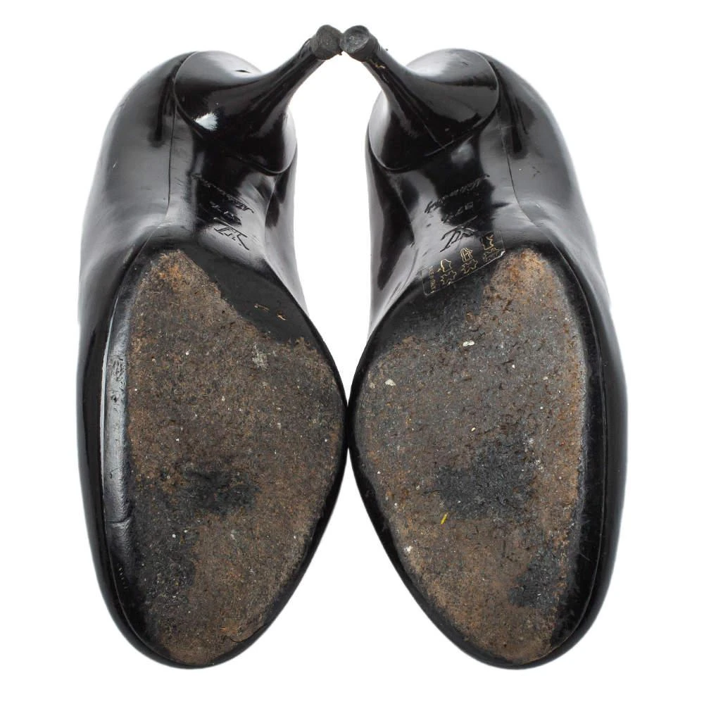 Louis Vuitton Black Patent Leather Oh Really! Pumps Size 37.5 商品