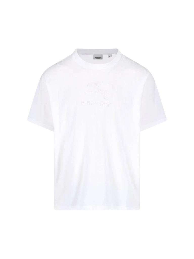 商品Burberry|Burberry Logo Motif Embroidered T-Shirt,价格¥2292,第1张图片