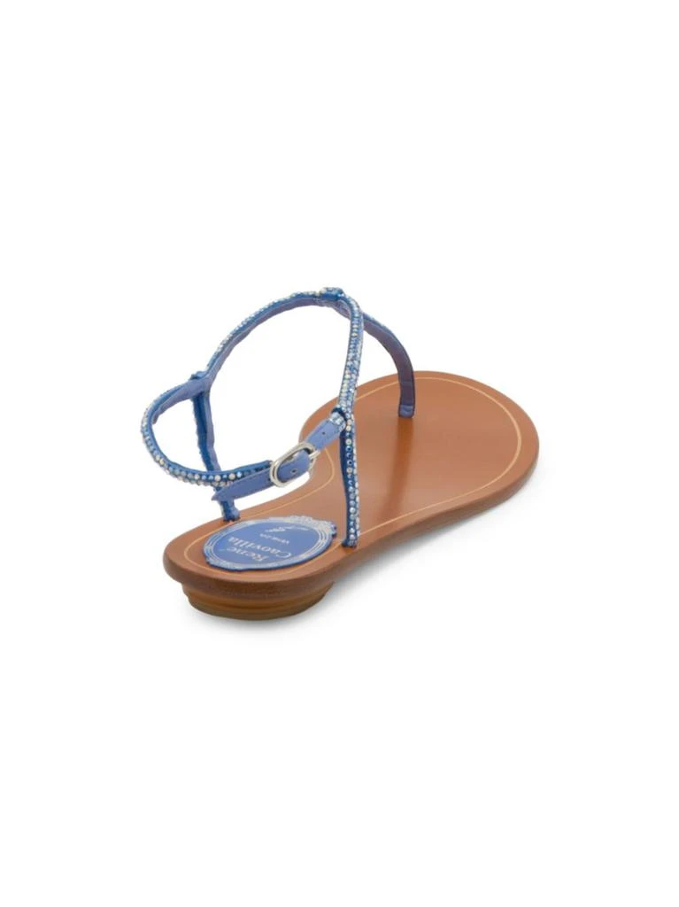 商品Rene Caovilla|Rene Caovilla - Jewel Flat T-Strap Sandals,价格¥2084,第3张图片详细描述