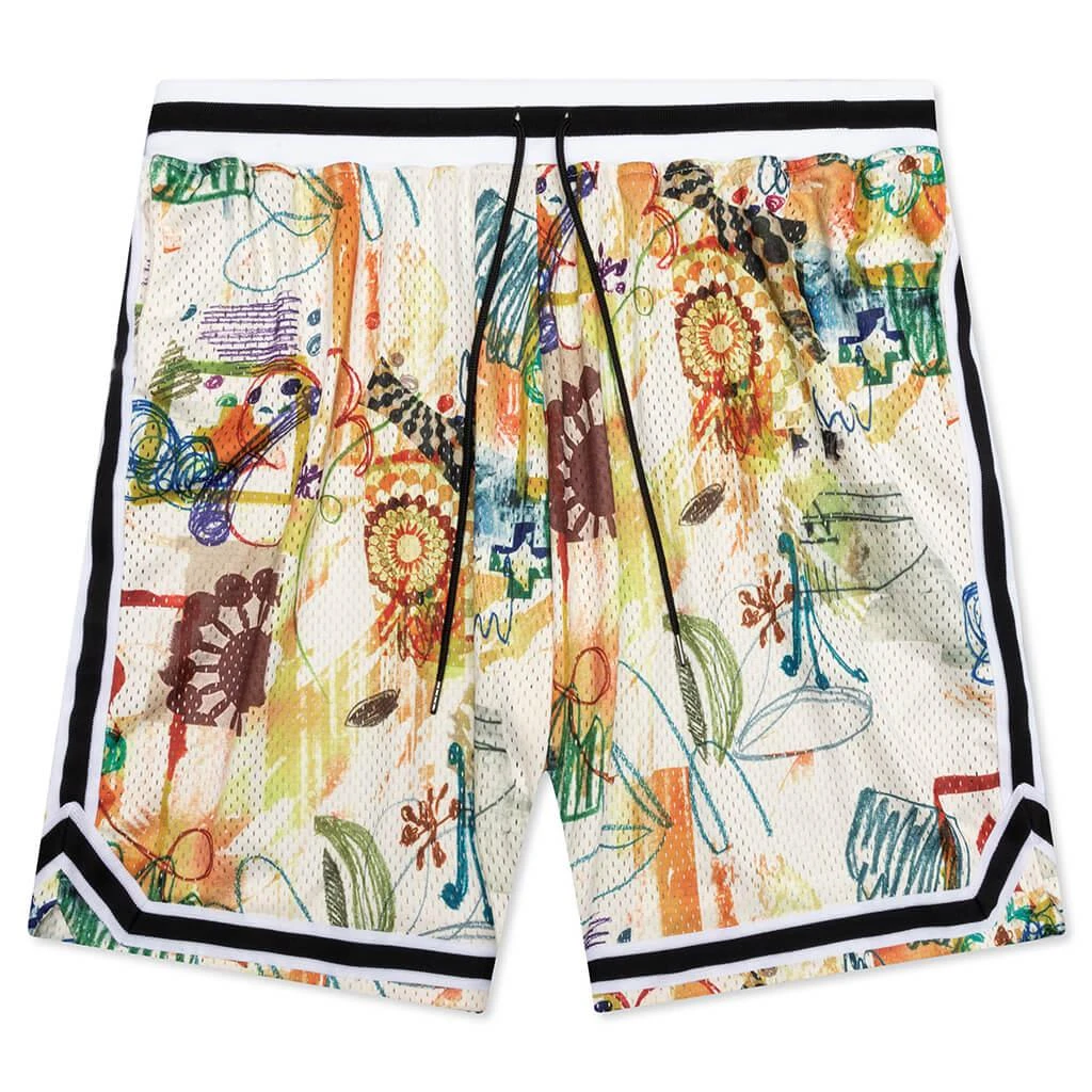 商品John Elliott|John Elliott Game Shorts - Scribble,价格¥1895,第1张图片