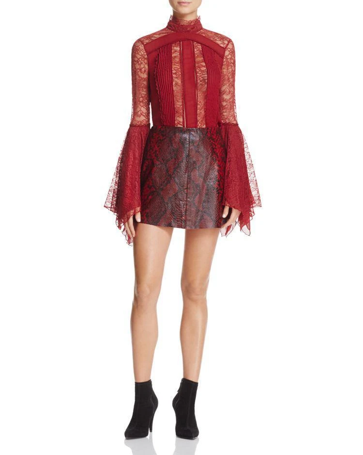 商品Alice + Olivia|Alice + Olivia Ivy Handkerchief-Sleeve Top,价格¥1322,第3张图片详细描述