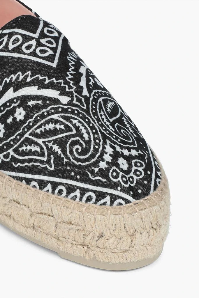 商品MANEBÍ|Paisley-print canvas platform espadrilles,价格¥263,第4张图片详细描述