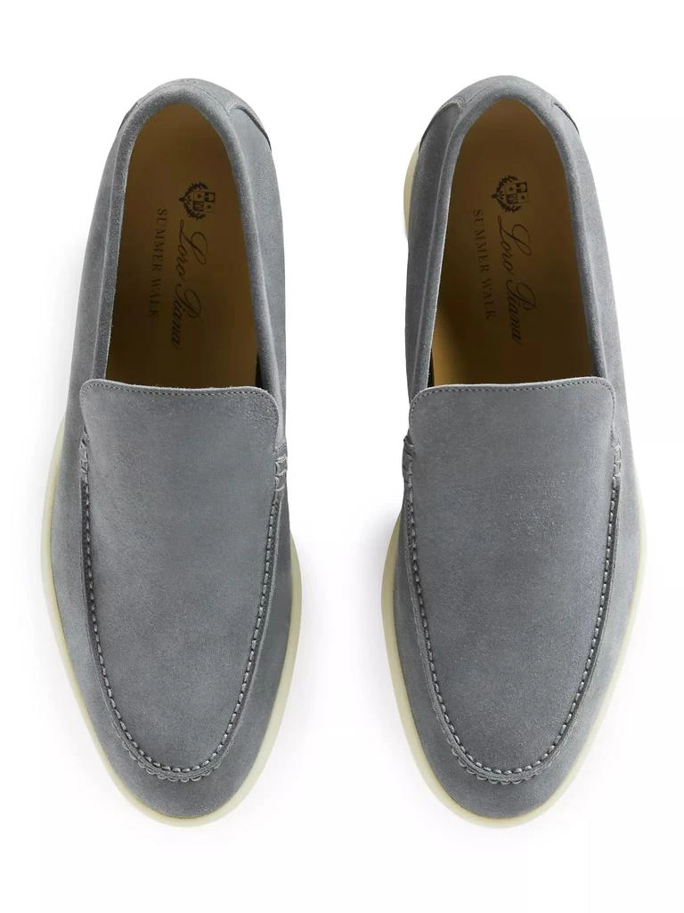 商品Loro Piana|Summer Walk Suede Loafers,价格¥7409,第4张图片详细描述