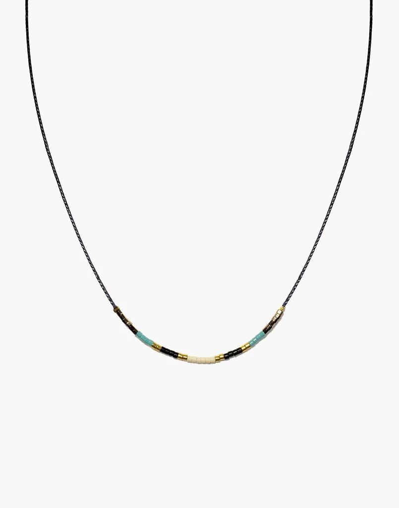 商品Madewell|Cast of Stones Beaded Intention Necklace in Turquoise Multicolor,价格¥191,第1张图片