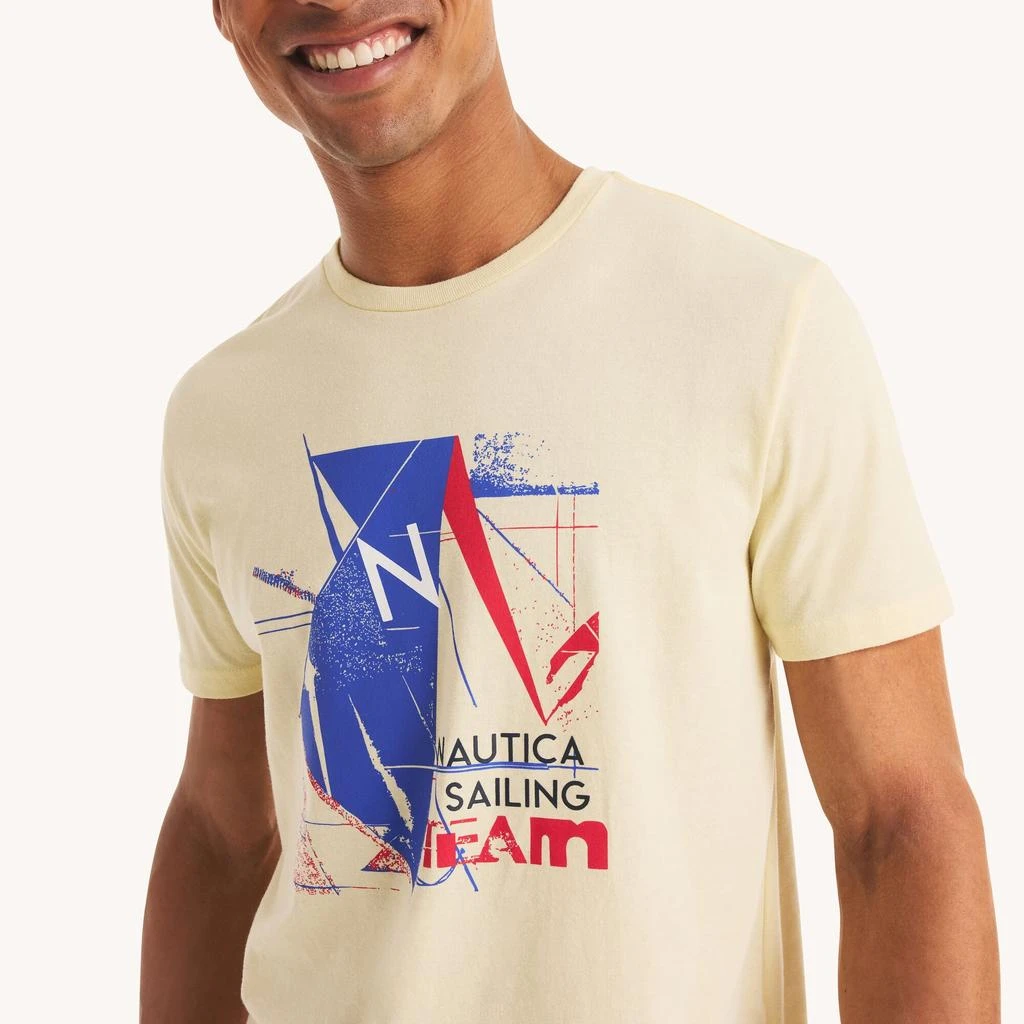 商品Nautica|Mens Sailing Team Graphic T-Shirt,价格¥118,第2张图片详细描述