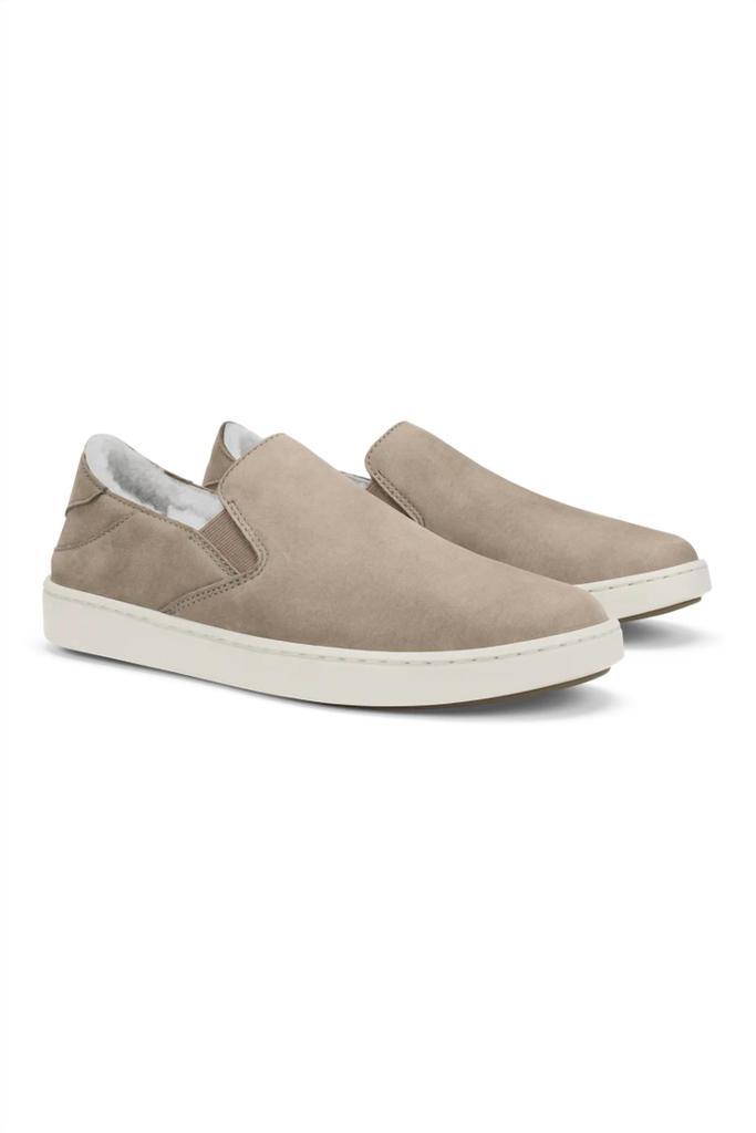 Women's Pehuea Cozy Sneaker In Taupe Grey image 2