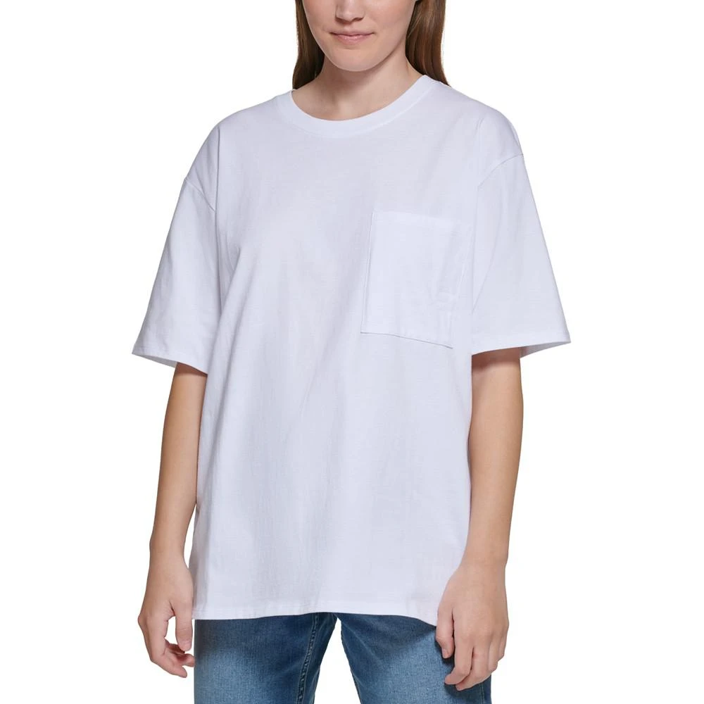 商品Calvin Klein|Women's Cotton Tribeca Oversized T-Shirt,价格¥91,第1张图片