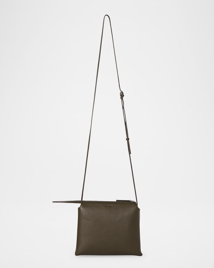 Shop Mini Nu Twin Crossbody Bag in Deer Leather on Sale at