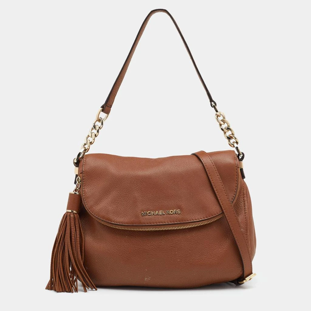 商品[二手商品] Michael Kors|MICHAEL Michael Kors Brown Leather Bedford Crossbody Bag,价格¥813,第1张图片
