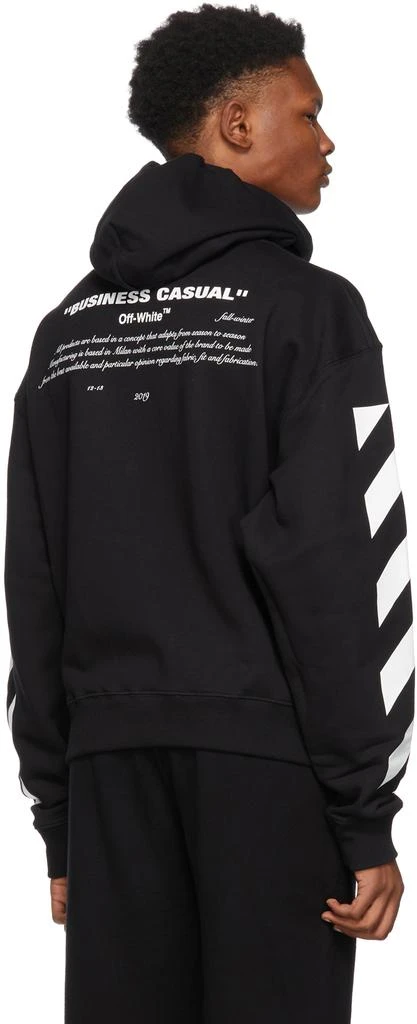 商品Off-White|Black Diagonal Bernini Over 连帽衫,价格¥4197,第3张图片详细描述