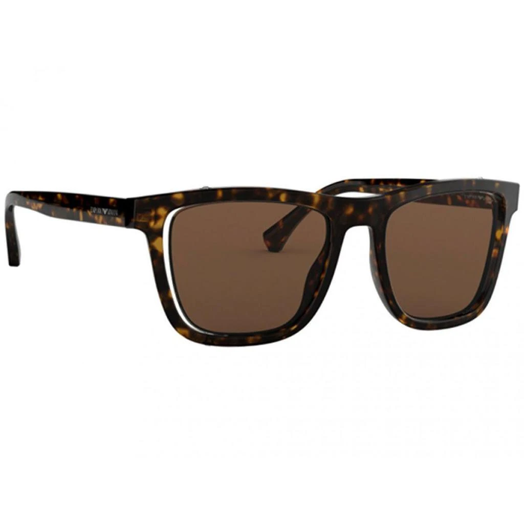 商品Emporio Armani|Emporio Armani Men's Sunglasses - Brown Lenses Tortoise Brown Frame | EA4126 5089,价格¥451,第1张图片