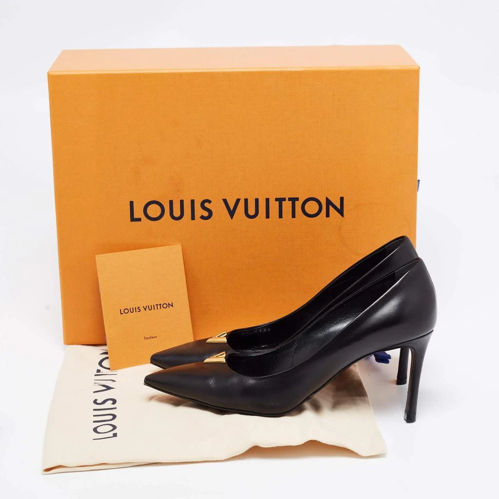 Louis Vuitton Black Leather Heartbreaker Pointed Toe Pumps Size 38 商品