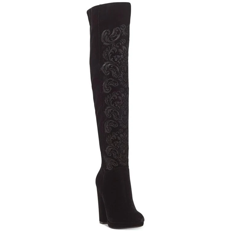 商品Jessica Simpson|Grizella Platform Velvet Over-The-Knee Boots,价格¥613,第1张图片